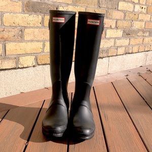 Original HUNTER boots + cable boot sock